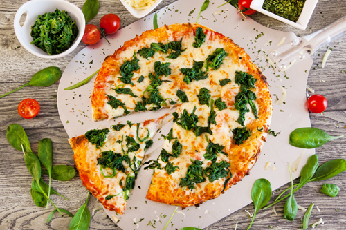 Original Franzesco Pizza Spinat Mozzarella
