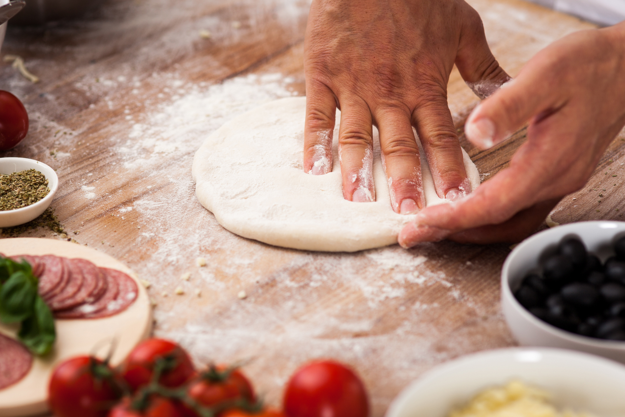 Original Franzesco Pizzateig für die Gastronomie